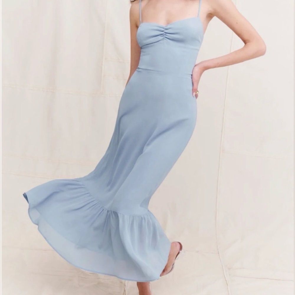 Reformation Emeryson Dress color mineral